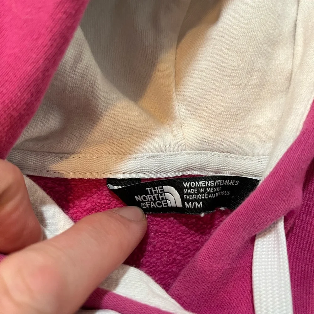 The North Face women’s pink hoodie hiking camping size medium - Picture 7 of 10
